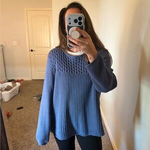 Blue Knit Sweater